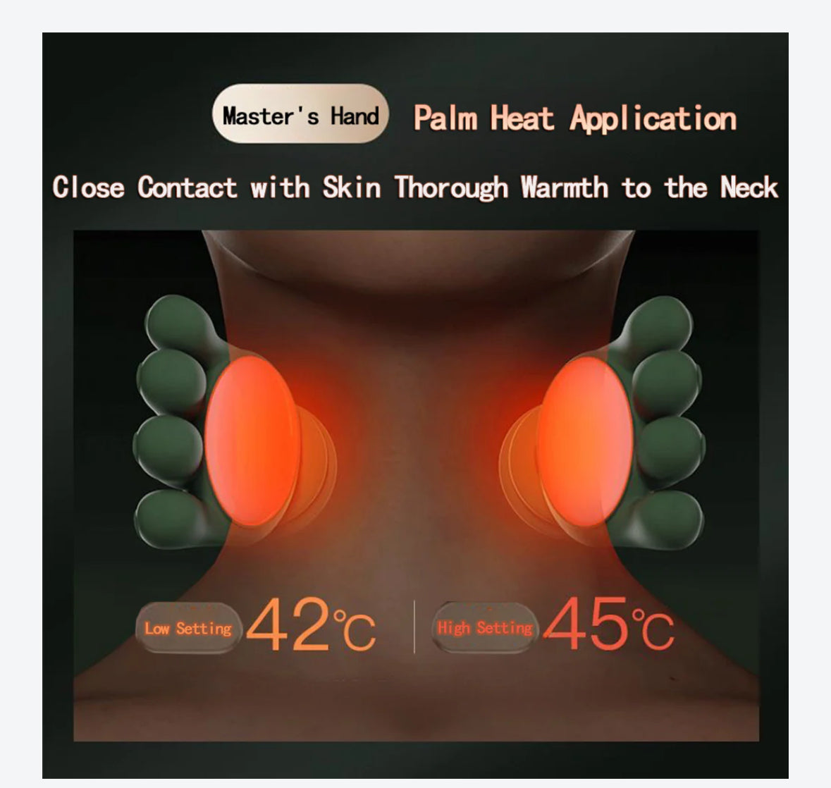 Relax Cervical Trapezius Neck Massager - Professional Pain Relief